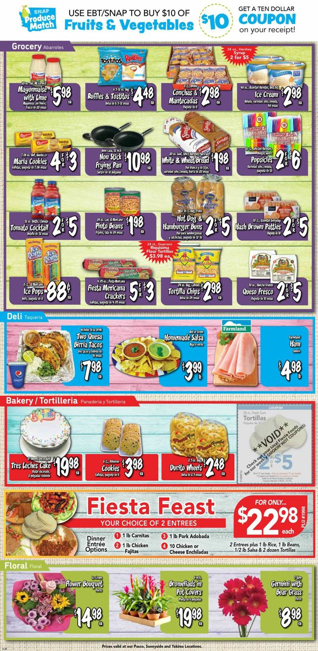 Fiesta Foods SuperMarkets Ad from 07/26/2023