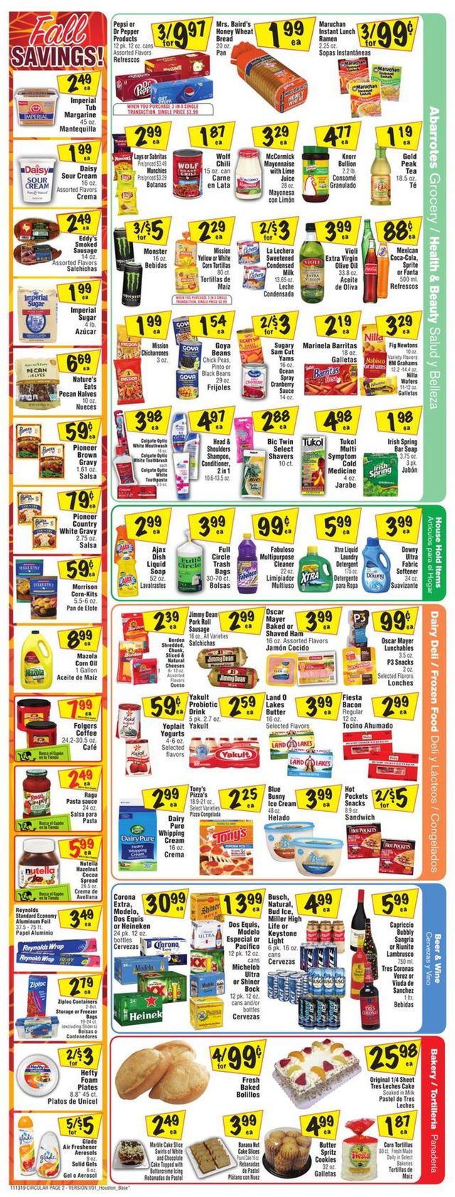 Fiesta Mart Ad from 11/13/2019