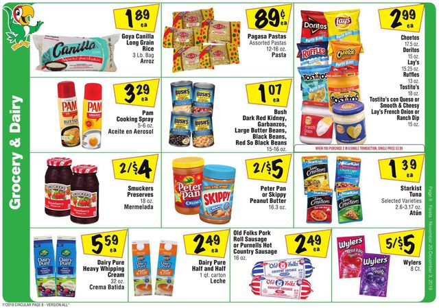 Fiesta Mart Ad from 11/20/2019