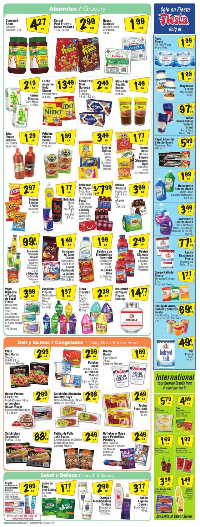 Fiesta Mart Ad from 08/26/2020