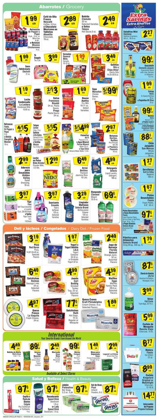 Fiesta Mart Ad from 09/02/2020