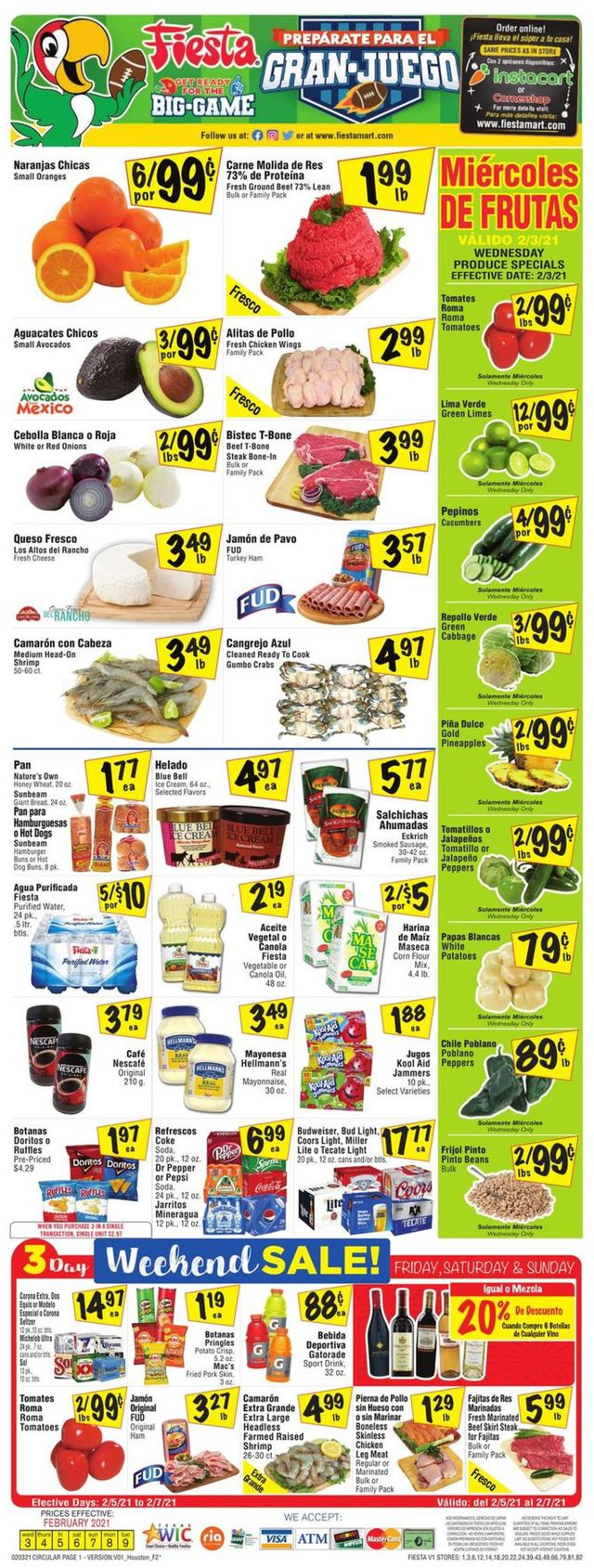 Fiesta Mart Ad from 02/03/2021