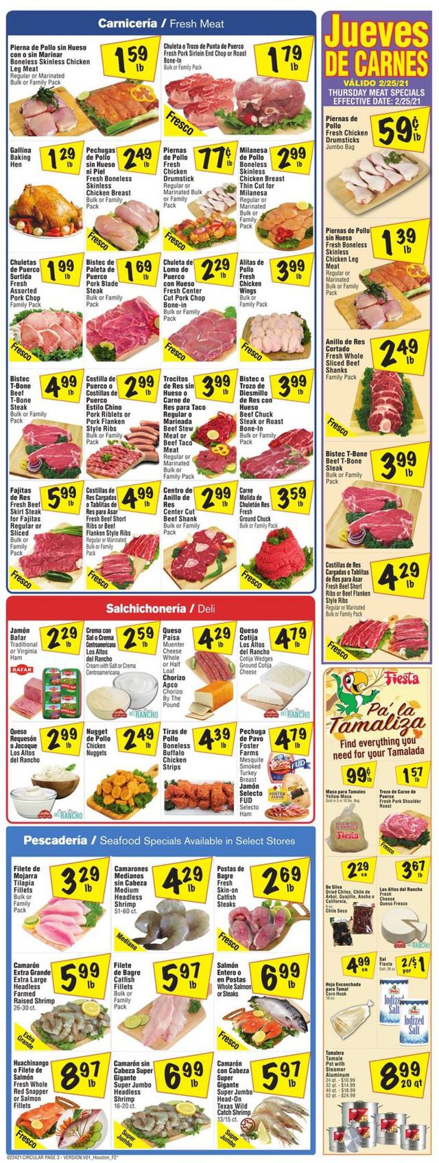 Fiesta Mart Ad from 02/24/2021