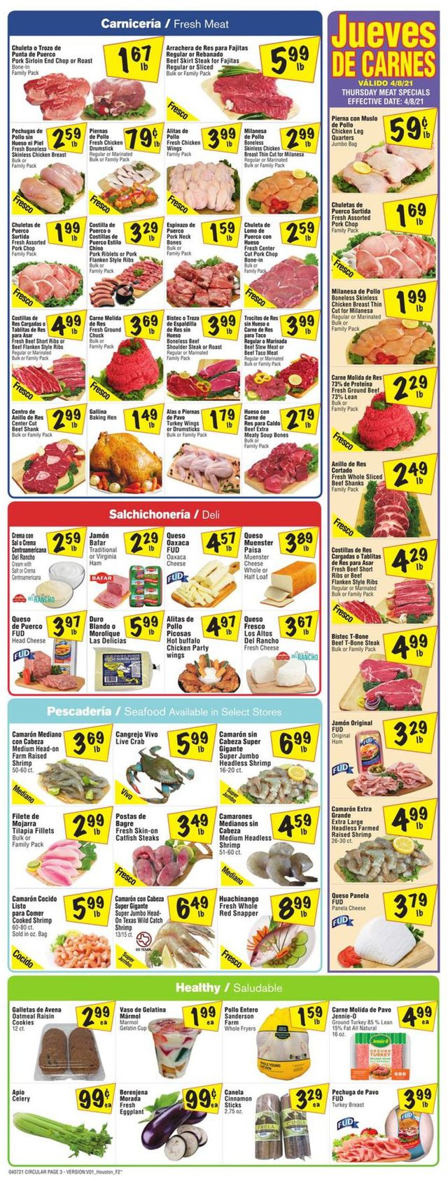 Fiesta Mart Ad from 04/07/2021