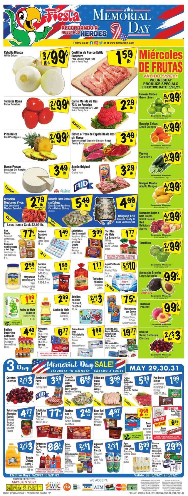 Fiesta Mart Ad from 05/26/2021