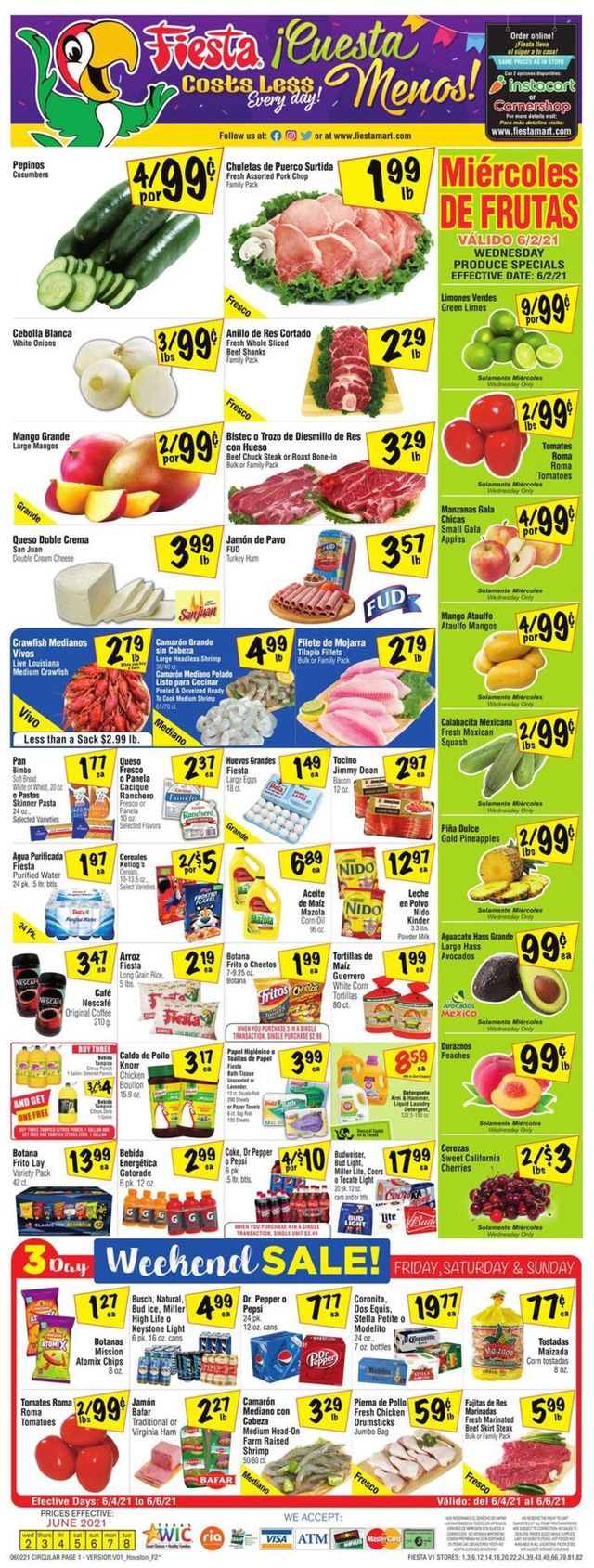 Fiesta Mart Ad from 06/02/2021