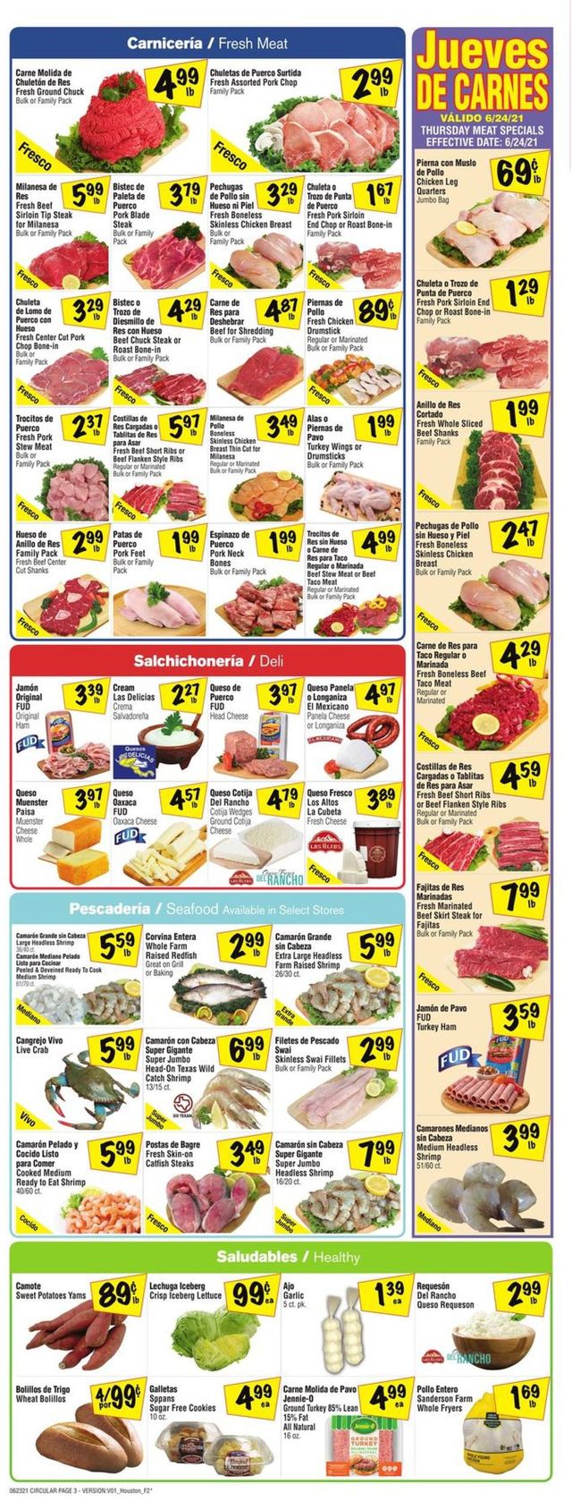 Fiesta Mart Ad from 06/23/2021