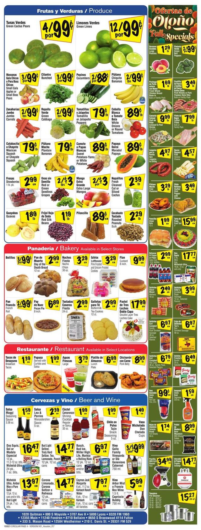 Fiesta Mart Ad from 10/06/2021