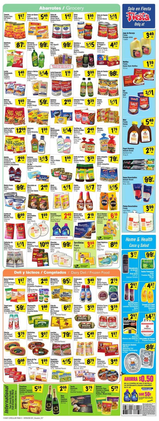Fiesta Mart Ad from 11/24/2021