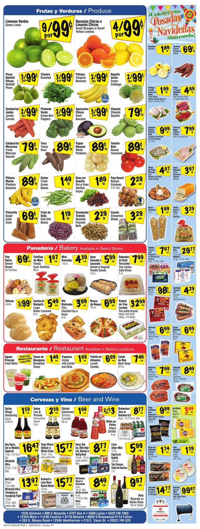 Fiesta Mart Ad from 12/01/2021