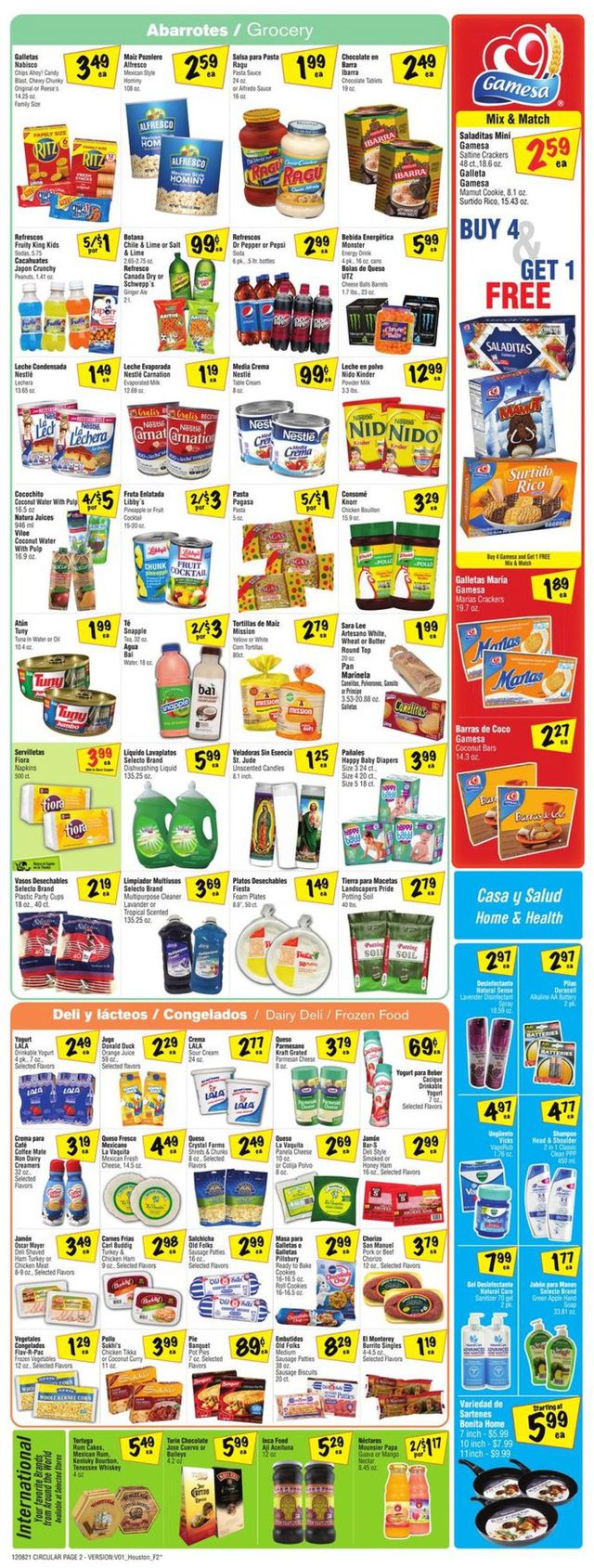 Fiesta Mart Ad from 12/08/2021