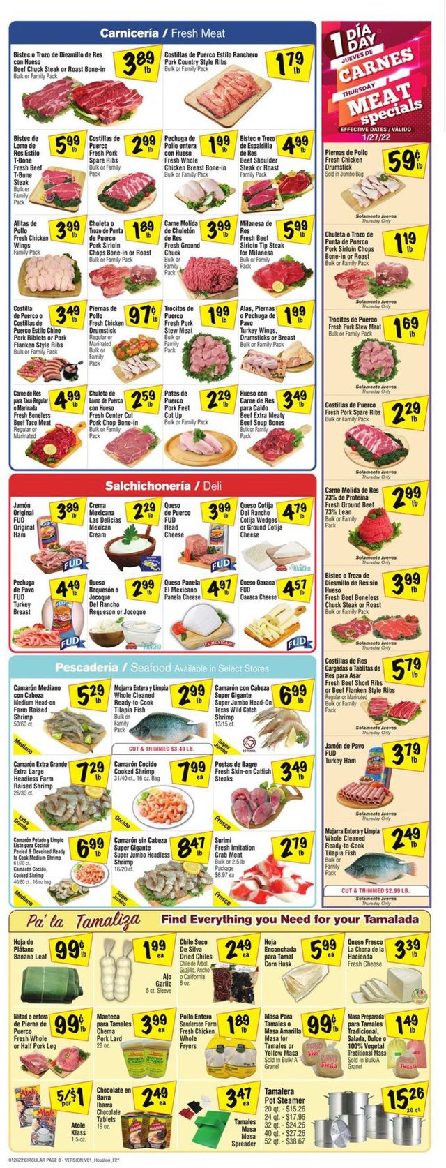 Fiesta Mart Ad from 01/26/2022