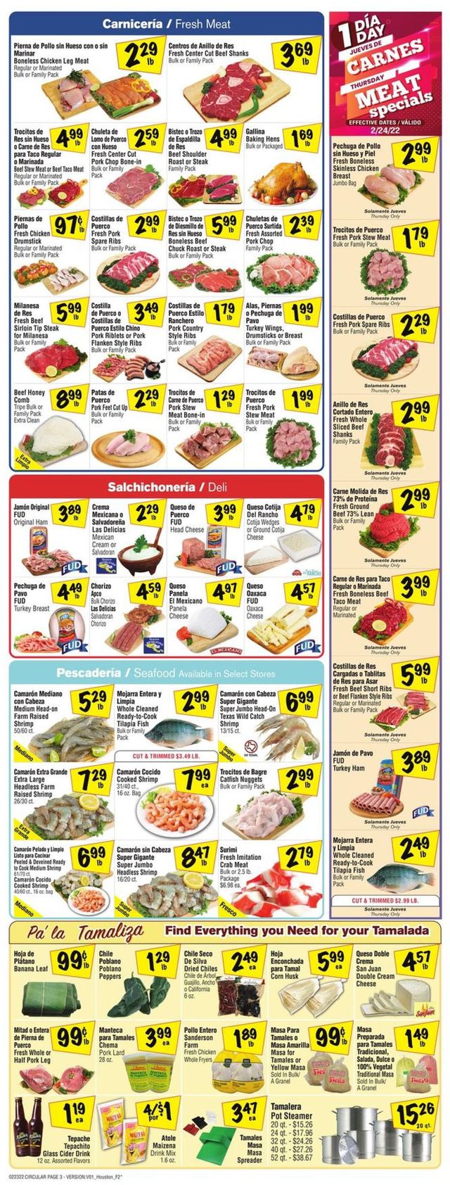 Fiesta Mart Ad from 02/23/2022
