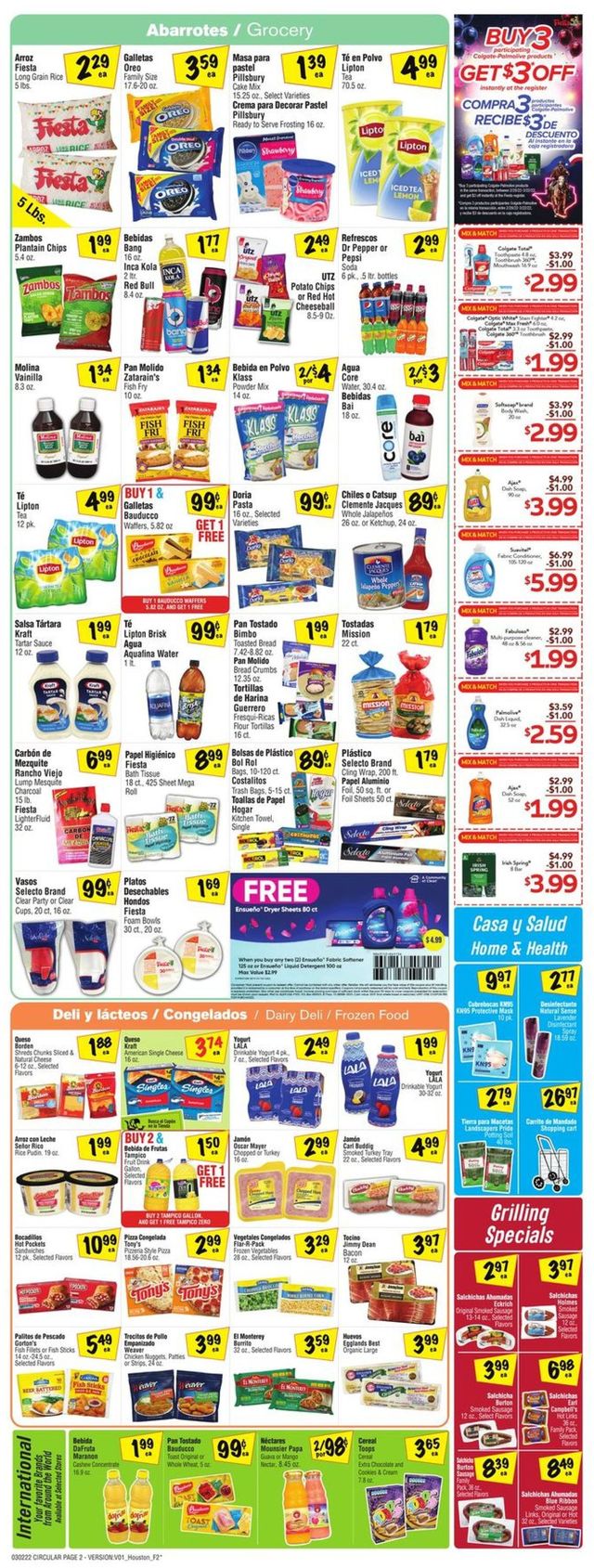 Fiesta Mart Ad from 03/02/2022