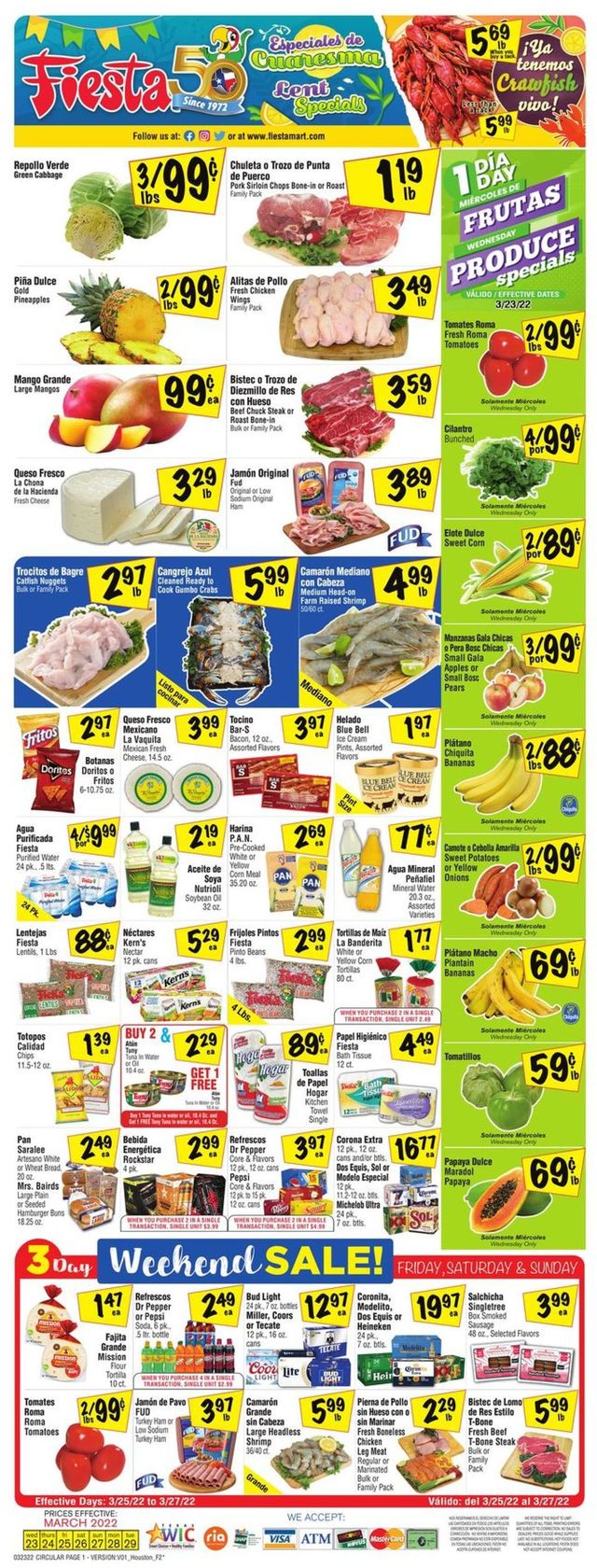 Fiesta Mart Ad from 03/23/2022
