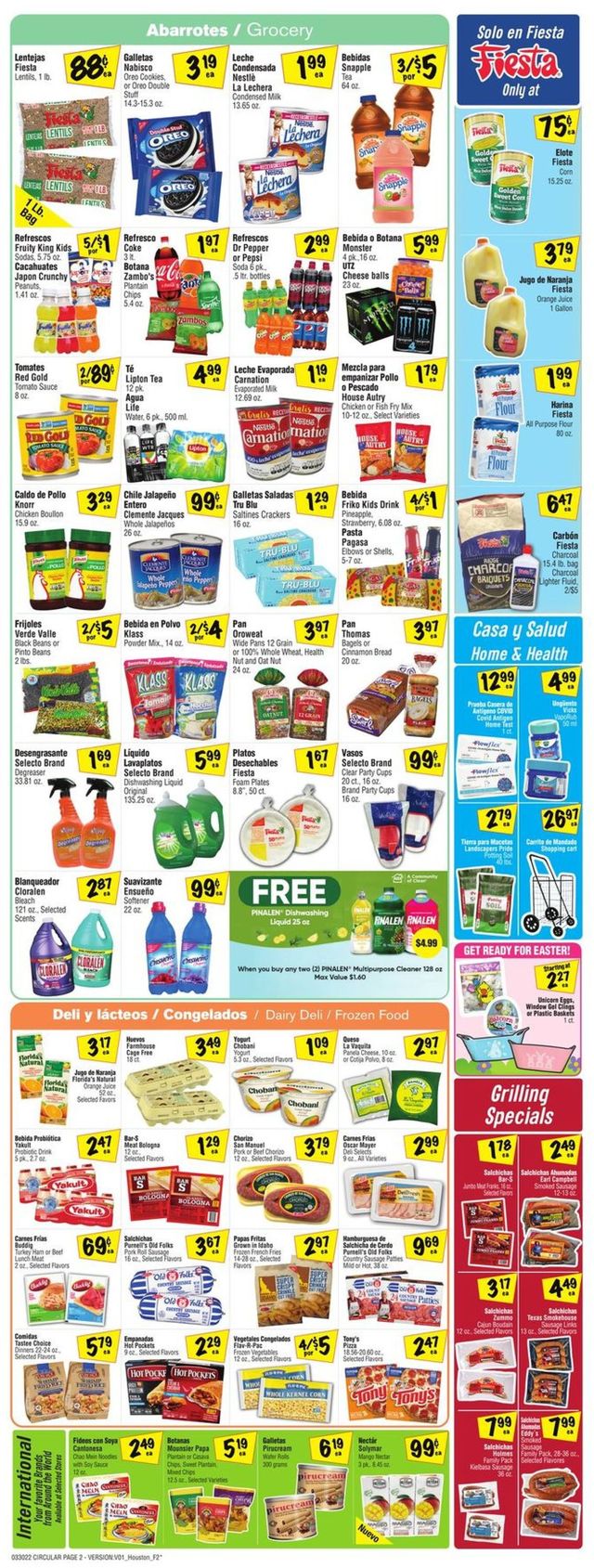 Fiesta Mart Ad from 03/30/2022