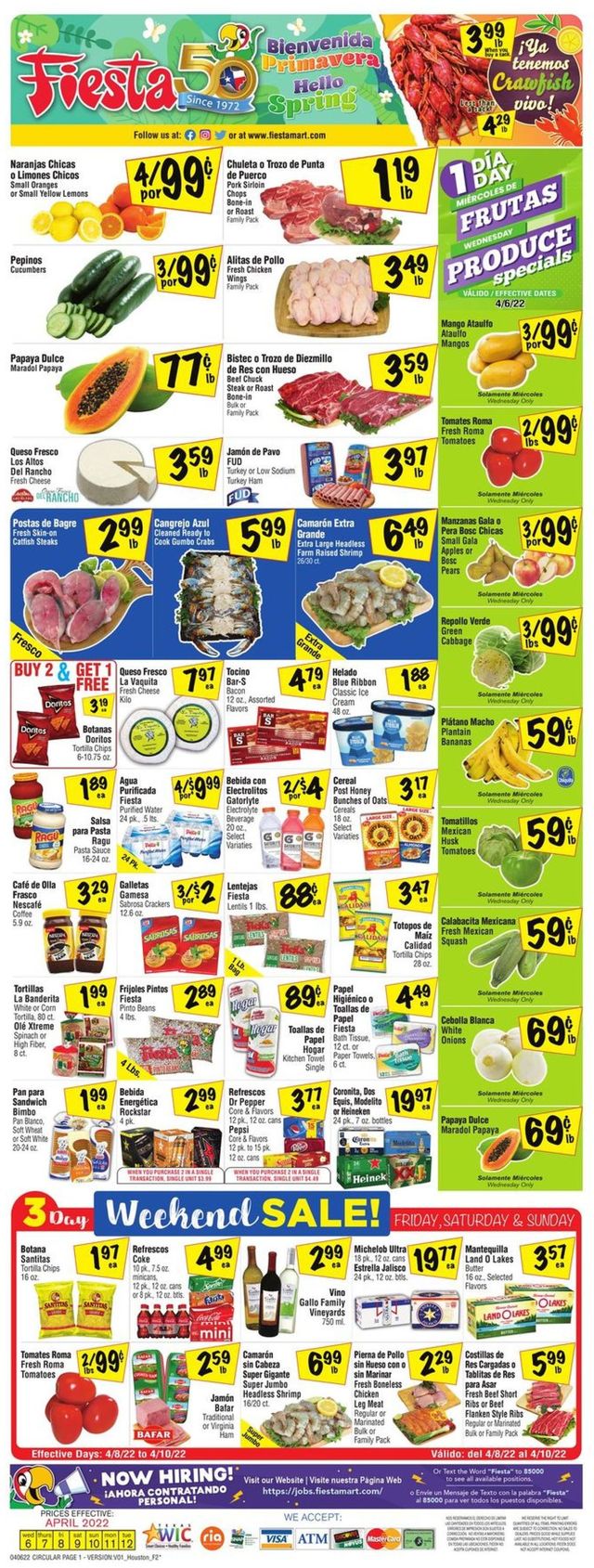 Fiesta Mart Ad from 04/06/2022