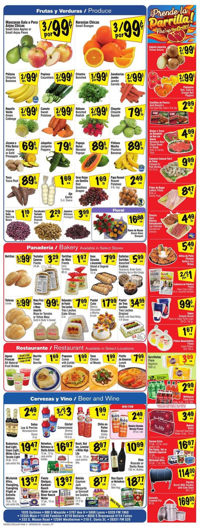 Fiesta Mart Ad from 04/20/2022