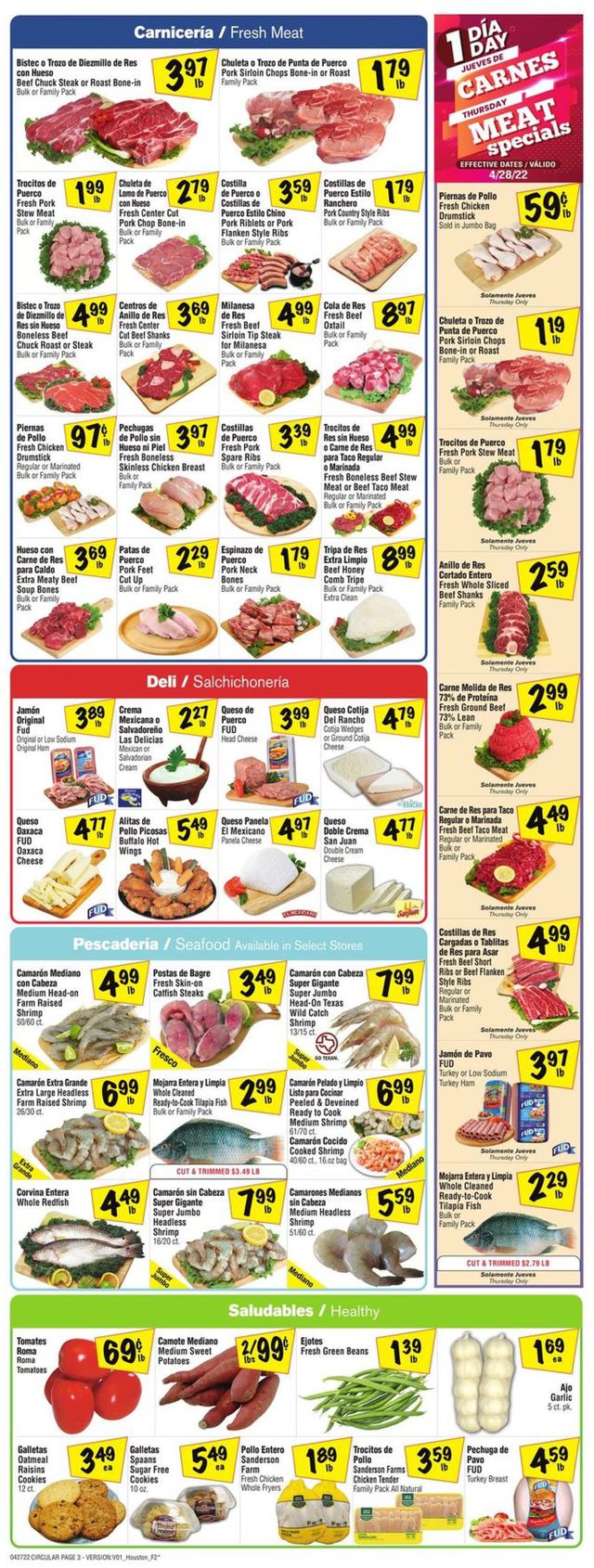Fiesta Mart Ad from 04/27/2022