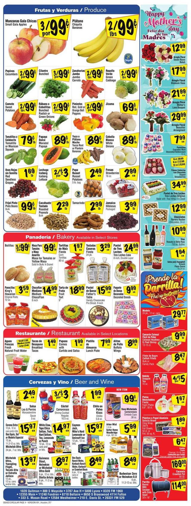 Fiesta Mart Ad from 05/04/2022