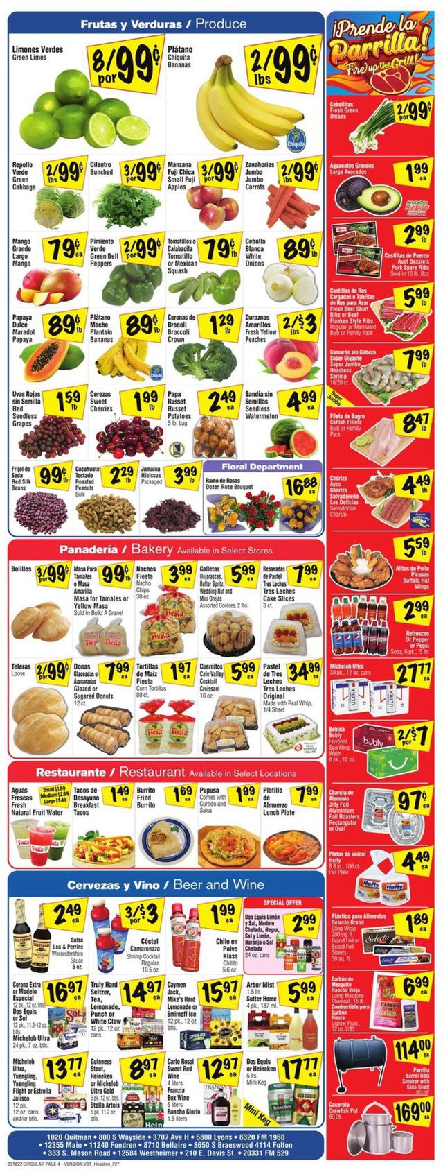 Fiesta Mart Ad from 05/18/2022