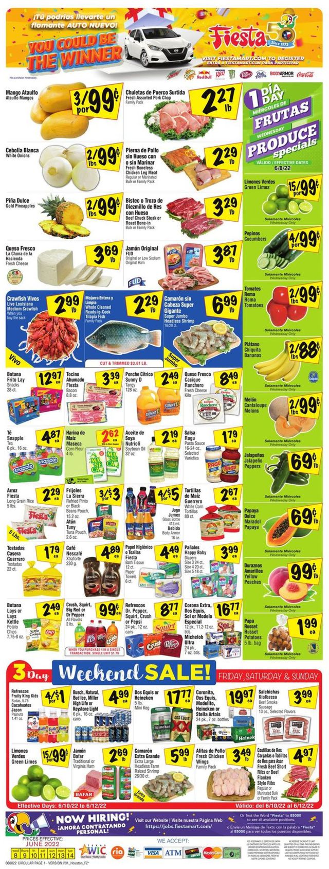 Fiesta Mart Ad from 06/08/2022