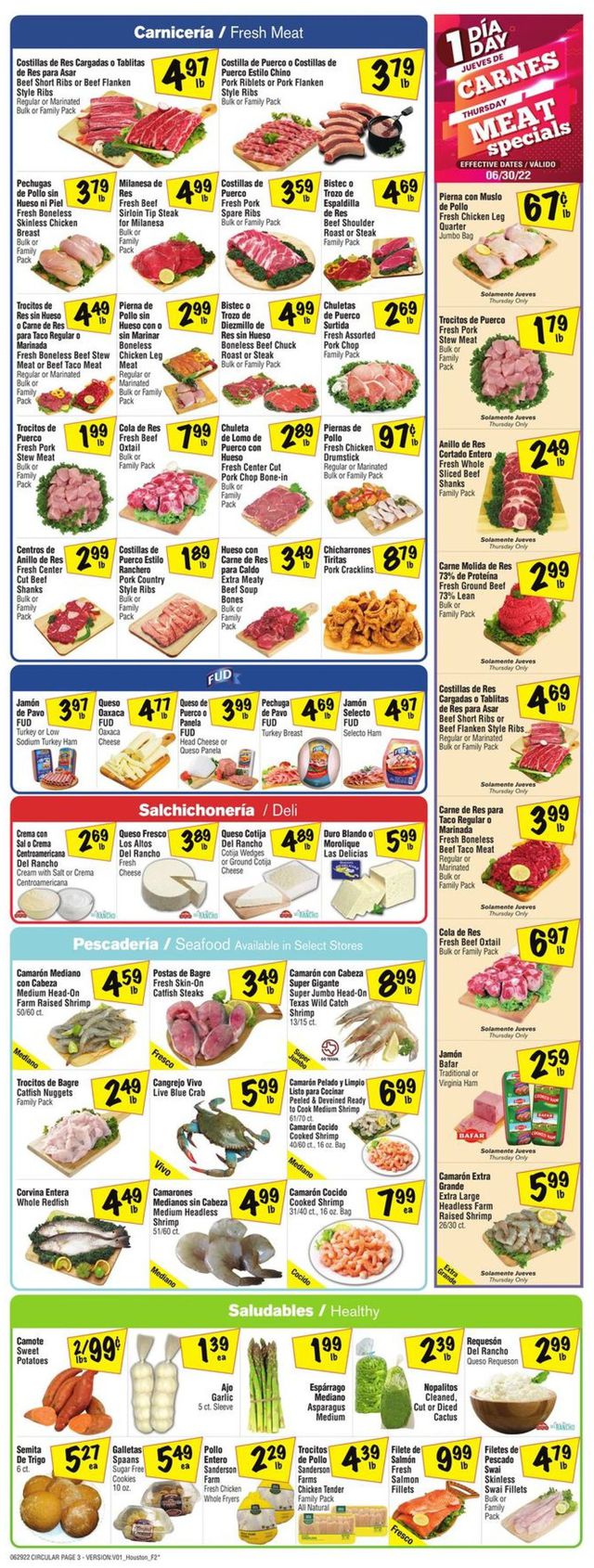 Fiesta Mart Ad from 06/29/2022