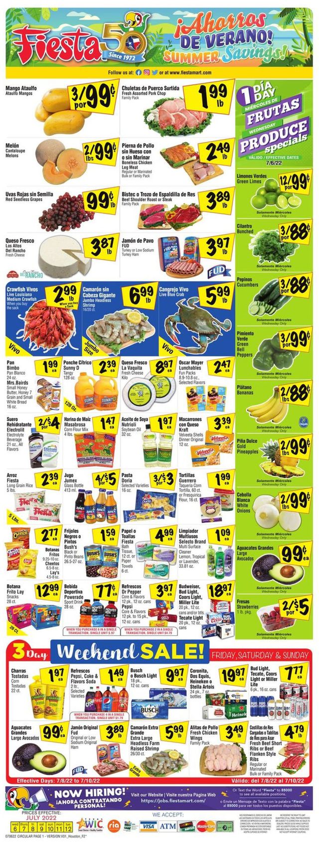 Fiesta Mart Ad from 07/06/2022