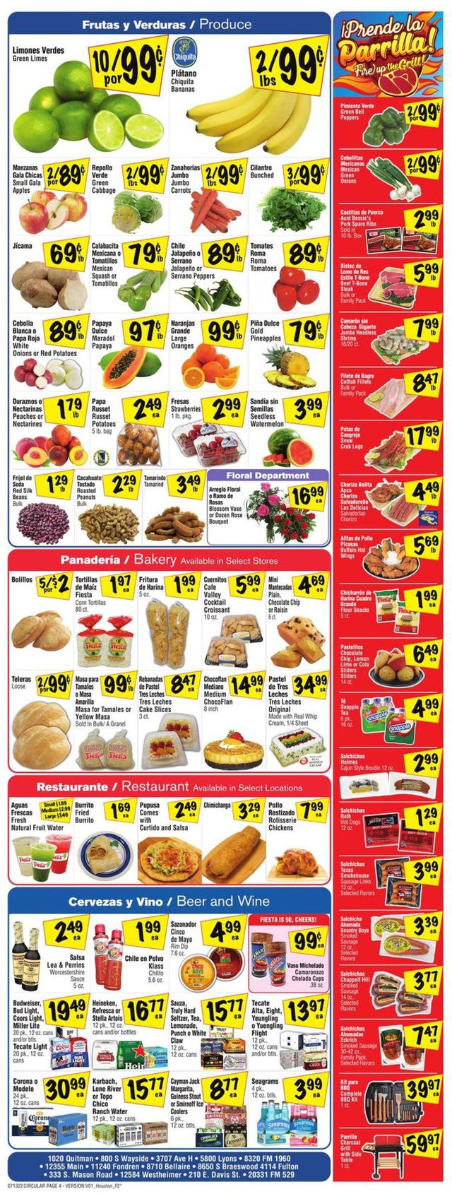 Fiesta Mart Ad from 07/13/2022