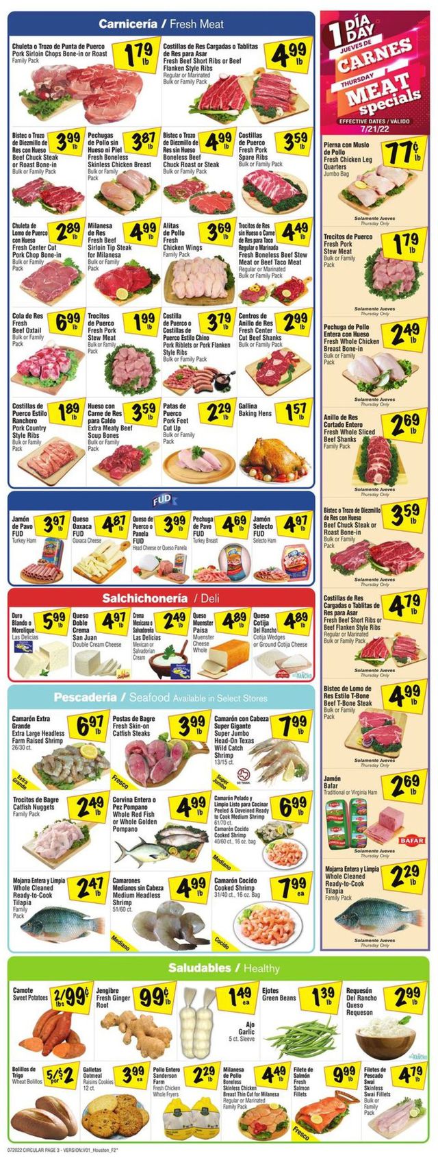 Fiesta Mart Ad from 07/20/2022