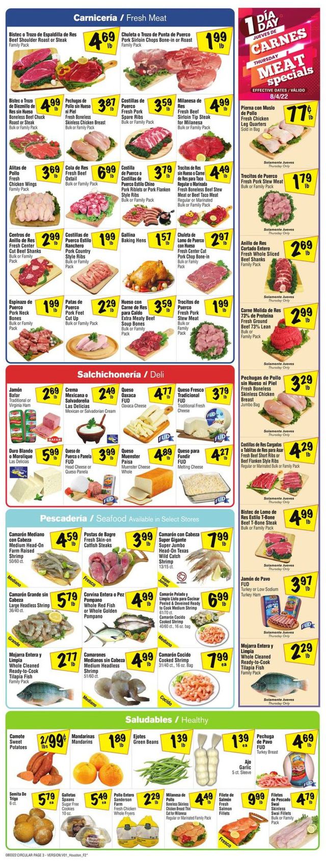 Fiesta Mart Ad from 08/03/2022