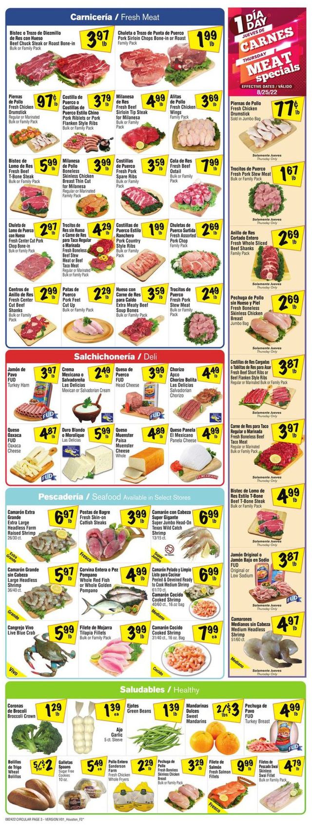 Fiesta Mart Ad from 08/24/2022