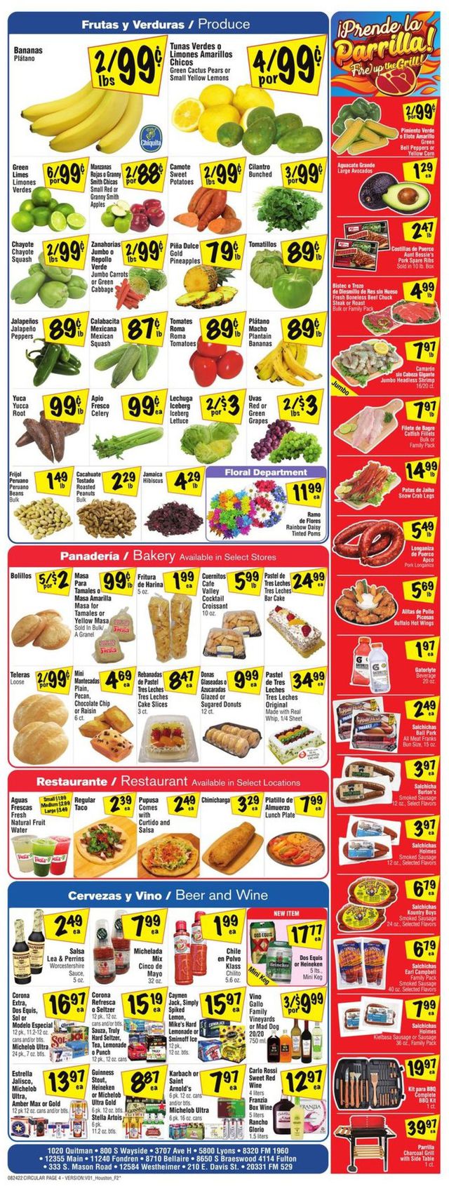 Fiesta Mart Ad from 08/24/2022