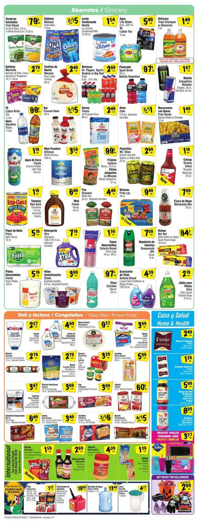 Fiesta Mart Ad from 10/12/2022