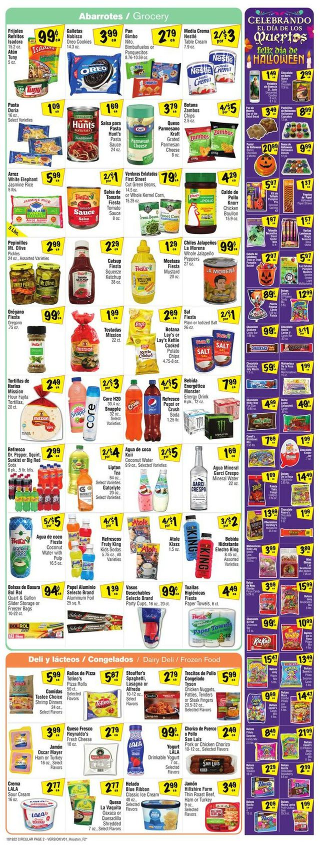 Fiesta Mart Ad from 10/19/2022