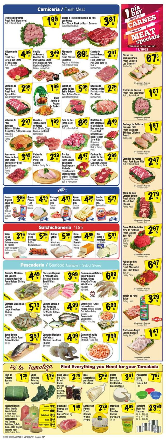 Fiesta Mart Ad from 11/09/2022