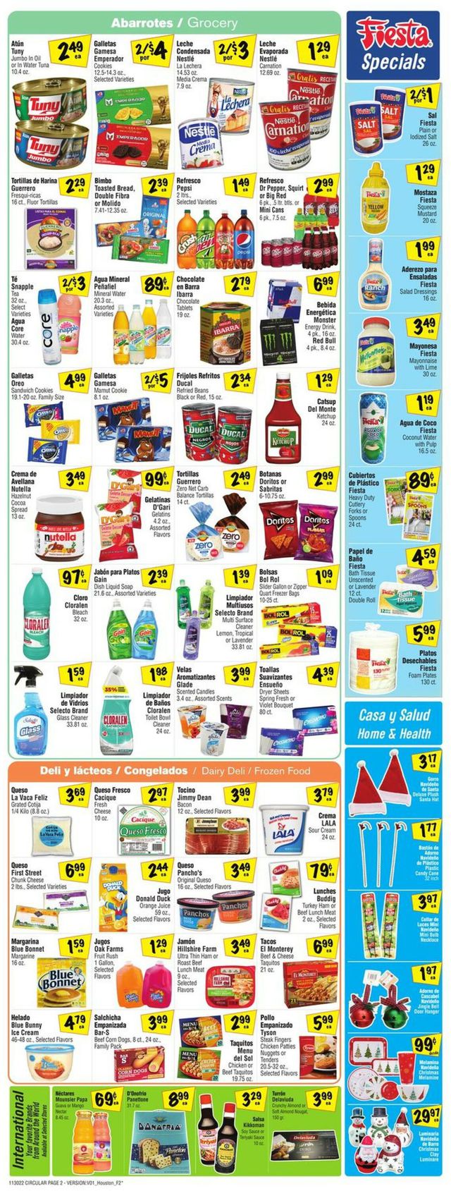 Fiesta Mart Ad from 11/30/2022