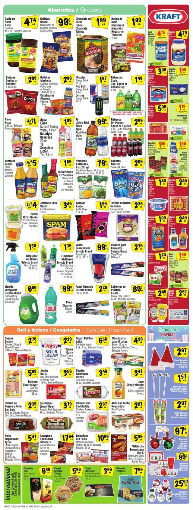 Fiesta Mart Ad from 12/14/2022