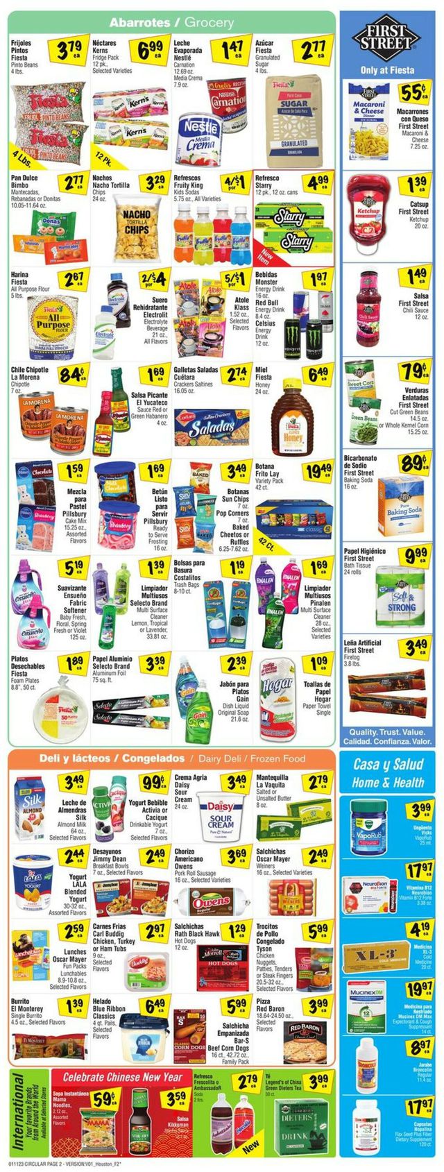Fiesta Mart Ad from 01/11/2023