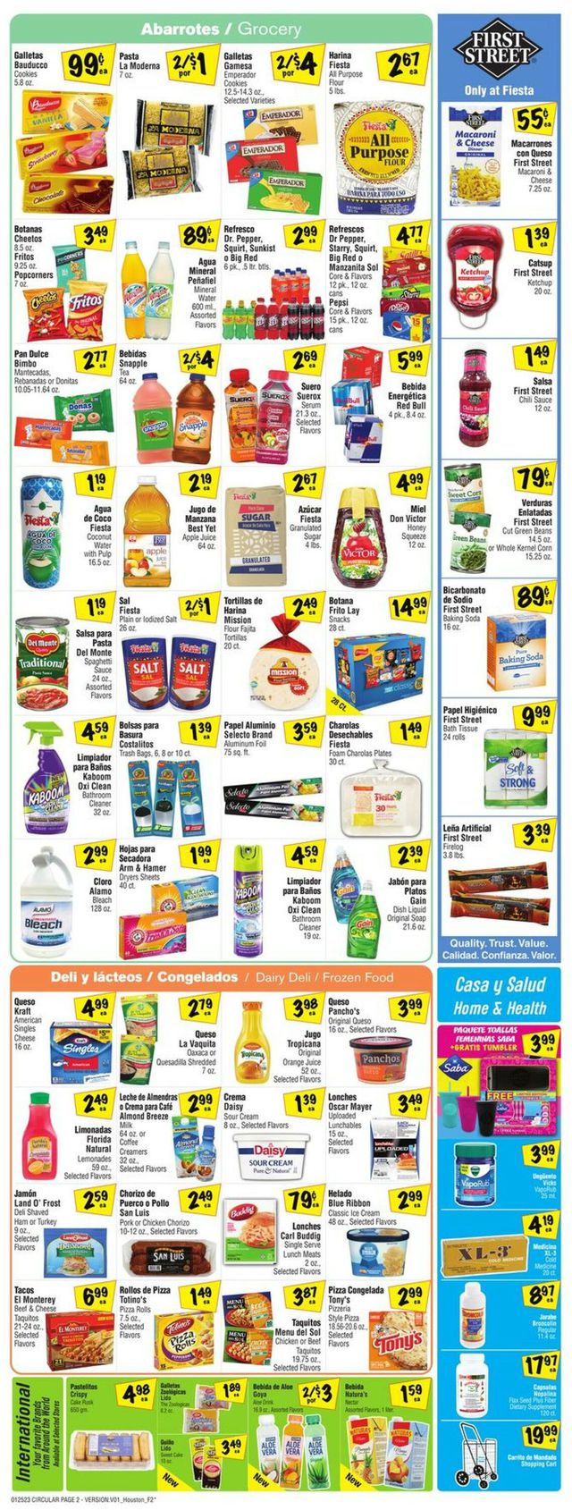 Fiesta Mart Ad from 01/25/2023