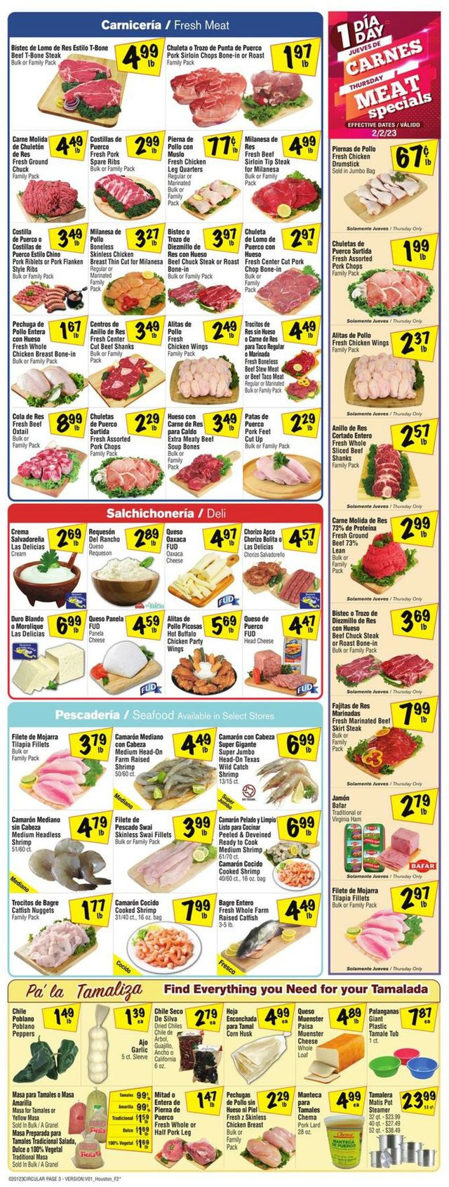 Fiesta Mart Ad from 02/01/2023