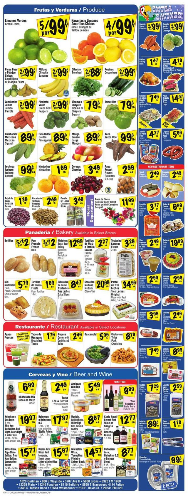 Fiesta Mart Ad from 02/01/2023