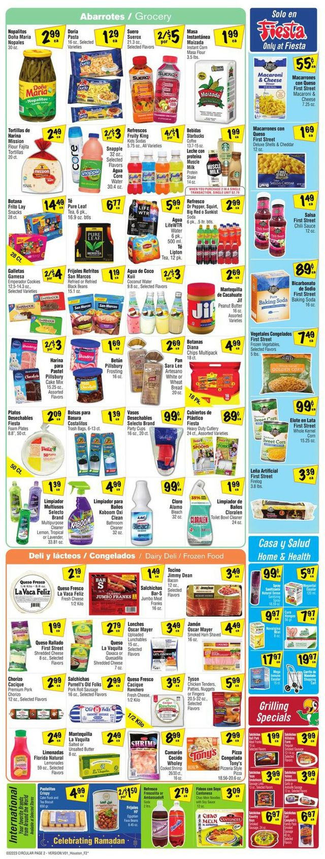 Fiesta Mart Ad from 03/22/2023