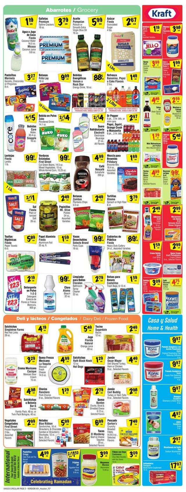 Fiesta Mart Ad from 04/05/2023
