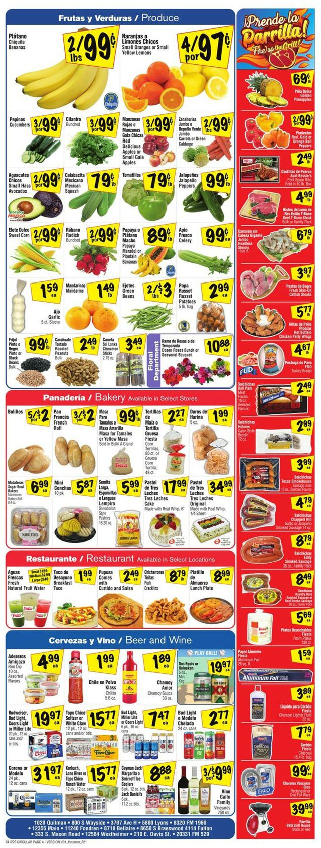 Fiesta Mart Ad from 04/12/2023