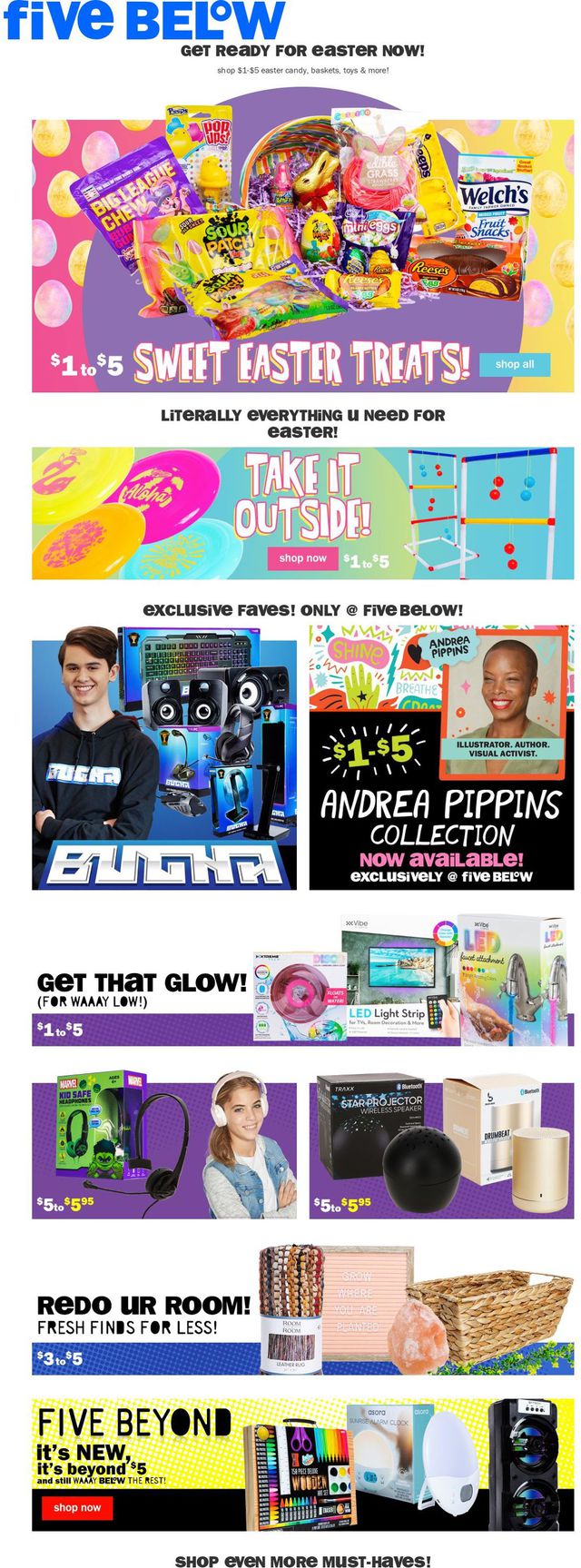 Five Below Ad from 02/17/2021