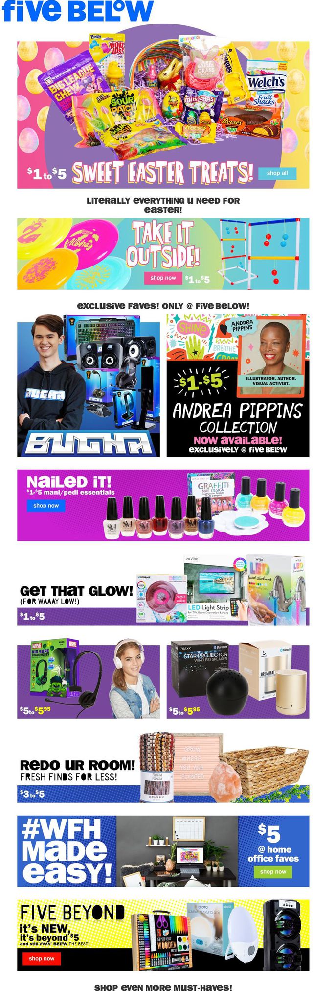 Five Below Ad from 03/03/2021