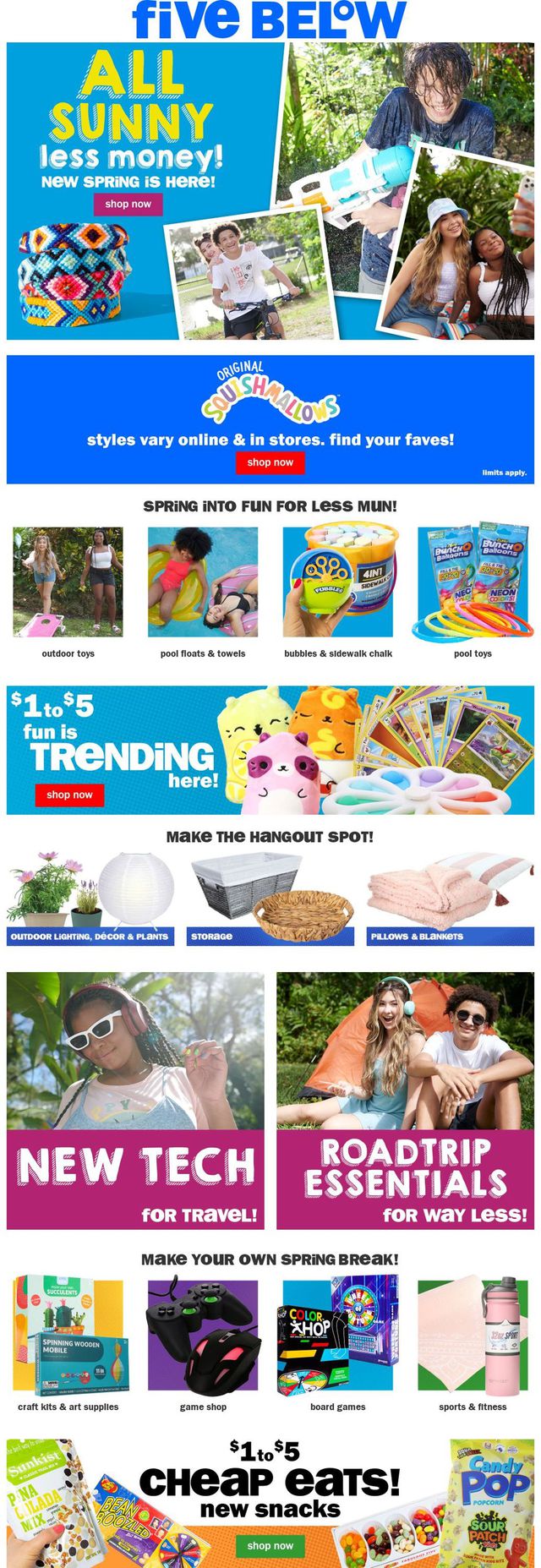 Five Below Ad from 04/20/2022
