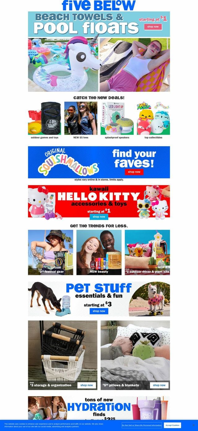 Five Below Ad from 04/26/2023