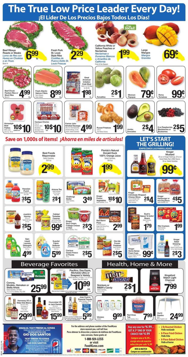 Food 4 Less Ad from 05/22/2019